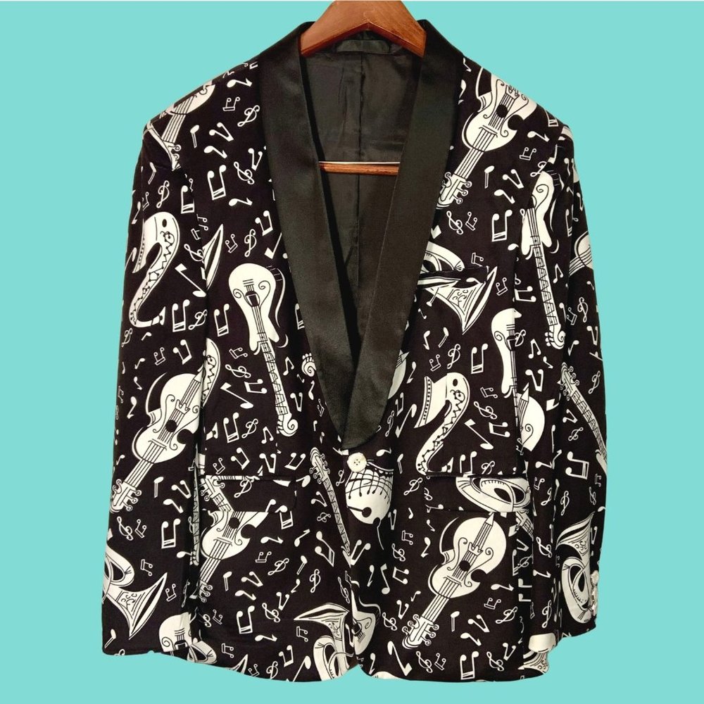 CLEARANCE: Printed Blazer